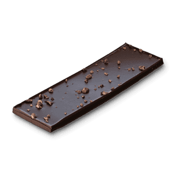 Dunkle Schokolade mit aromatischem Kakaobruch