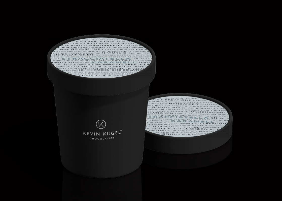 Milcheis Stracciatella Karamell